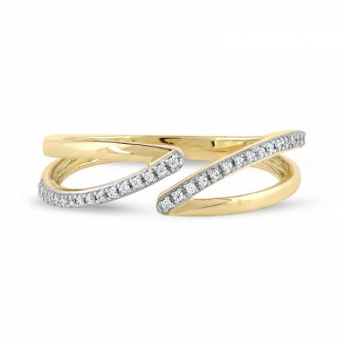 Женское кольцо из желтого золота 585 пробы с бриллиантом