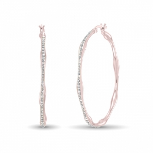 Серьги из серебра 925 пробы с бриллиантом
