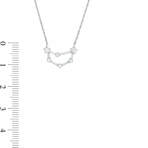 Колье из серебра с бриллиантом