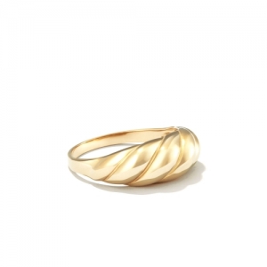 Женское золотое кольцо Круассан
