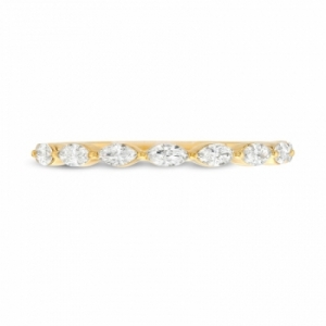 Женское кольцо из желтого золота 750 пробы с бриллиантом