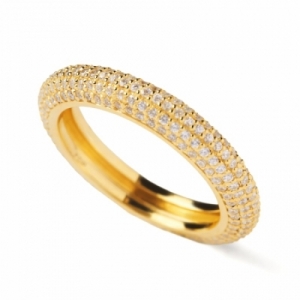 Женское кольцо из серебра 925 пробы с Swarovski Zirconia