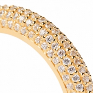 Женское кольцо из серебра 925 пробы с Swarovski Zirconia
