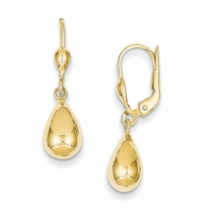 Серьги из желтого золота 585 пробы
