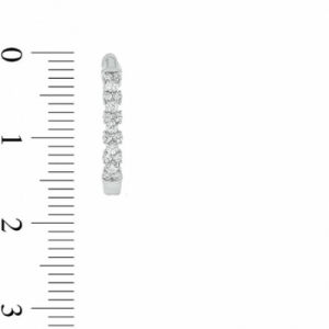 Серьги из белого золота 585 пробы с бриллиантом
