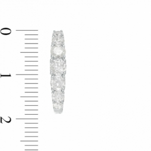 Серьги из белого золота 585 пробы с бриллиантом