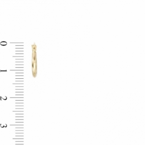 Серьги из желтого золота 585 пробы с Swarovski Zirconia