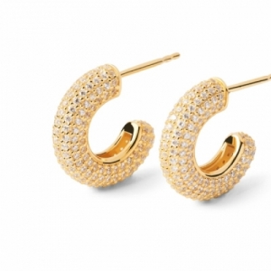 Серьги из серебра 925 пробы с Swarovski Zirconia