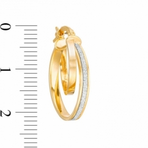 Серьги из желтого золота 585 пробы