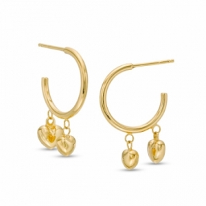 Серьги из желтого золота 585 пробы