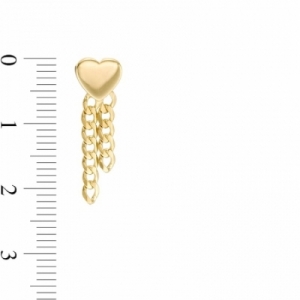 Серьги из желтого золота 585 пробы