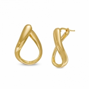 Серьги из желтого золота 585 пробы