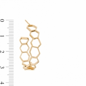 Серьги из желтого золота 585 пробы