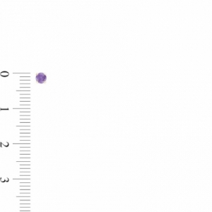 Серьги-гвоздики из желтого золота 585 пробы с Swarovski Zirconia