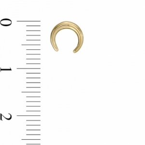 Серьги-гвоздики из желтого золота 585 пробы