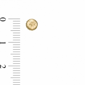 Серьги-гвоздики из желтого золота 585 пробы