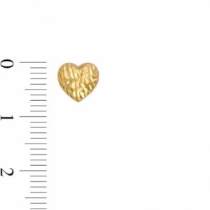 Серьги-гвоздики из желтого золота 585 пробы