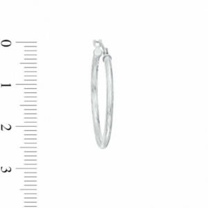 Серьги конго из белого золота 585 пробы
