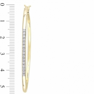 Серьги из серебра 925 пробы с бриллиантом