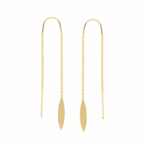 Серьги из желтого золота 585 пробы
