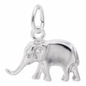 Подвеска-шарм "Слон" из серебра