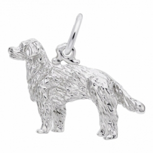 Подвеска-шарм "Собака" из серебра
