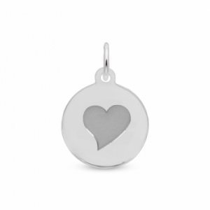 Подвеска-шарм "Сердце" из серебра