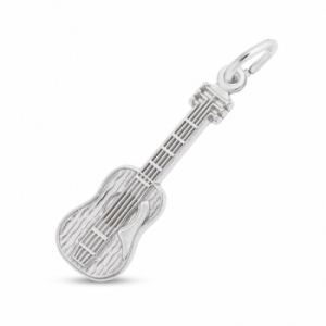 Подвеска-шарм "Гитара" из серебра