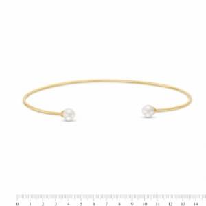 Колье из серебра 925 пробы с белым жемчугом