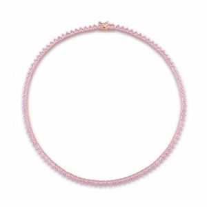 Колье из серебра 925 пробы с сапфиром