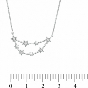 Колье из серебра с бриллиантом