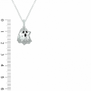 Колье из серебра с бриллиантом