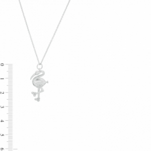 Колье из серебра с бриллиантом