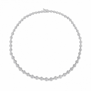 Колье из серебра с бриллиантом